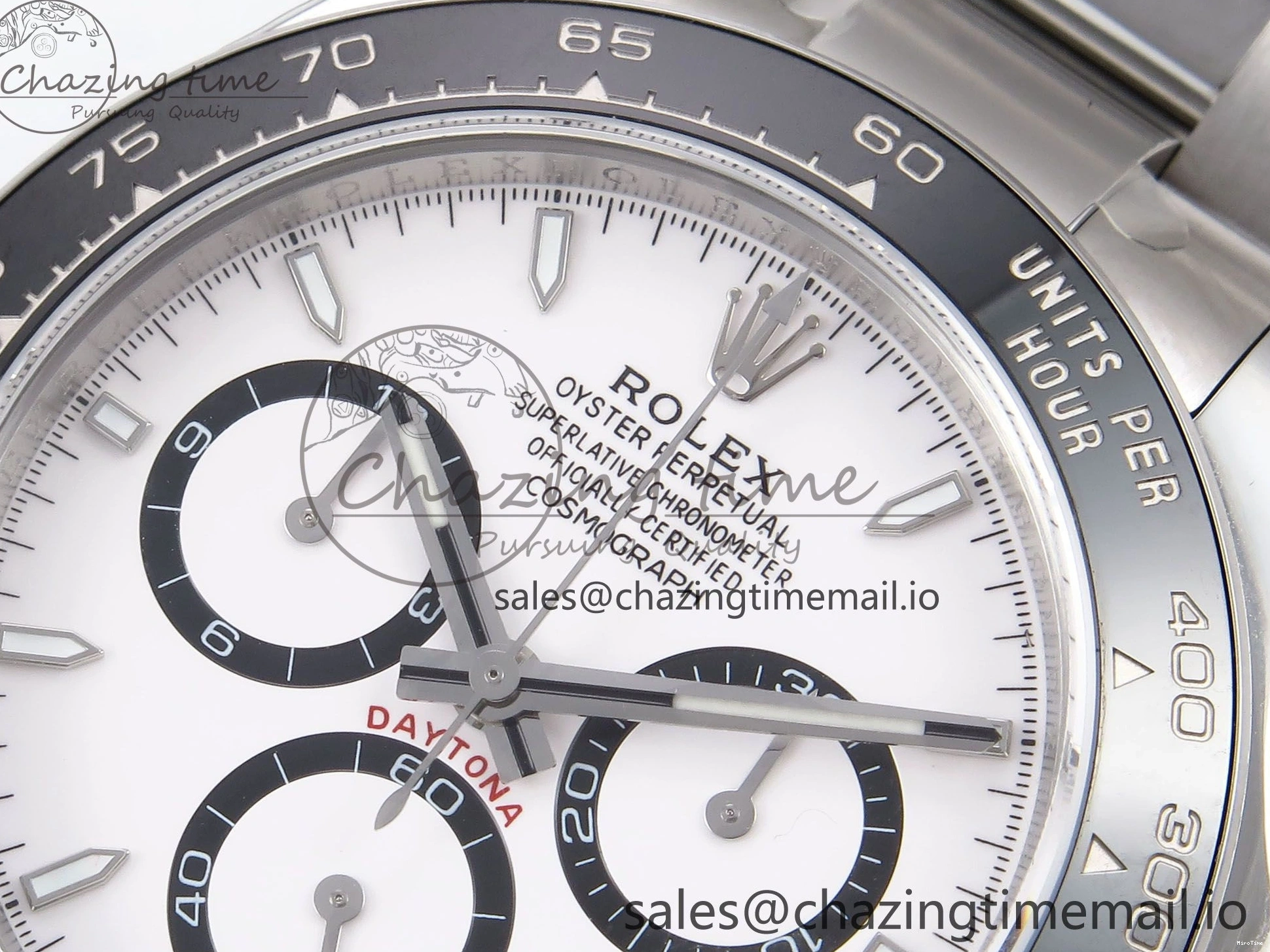 MiroTime 0427 Fashionable Daytona 126500 APF 1:1 Best Edition 904L Steel White Dial on SS Oyster Bracelet DD 1113